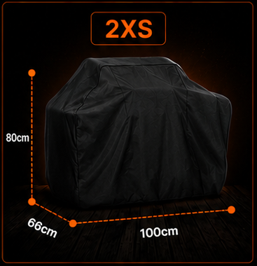 Black Waterproof BBQ Cover