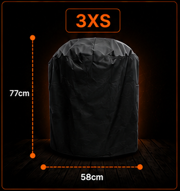 Black Waterproof BBQ Cover