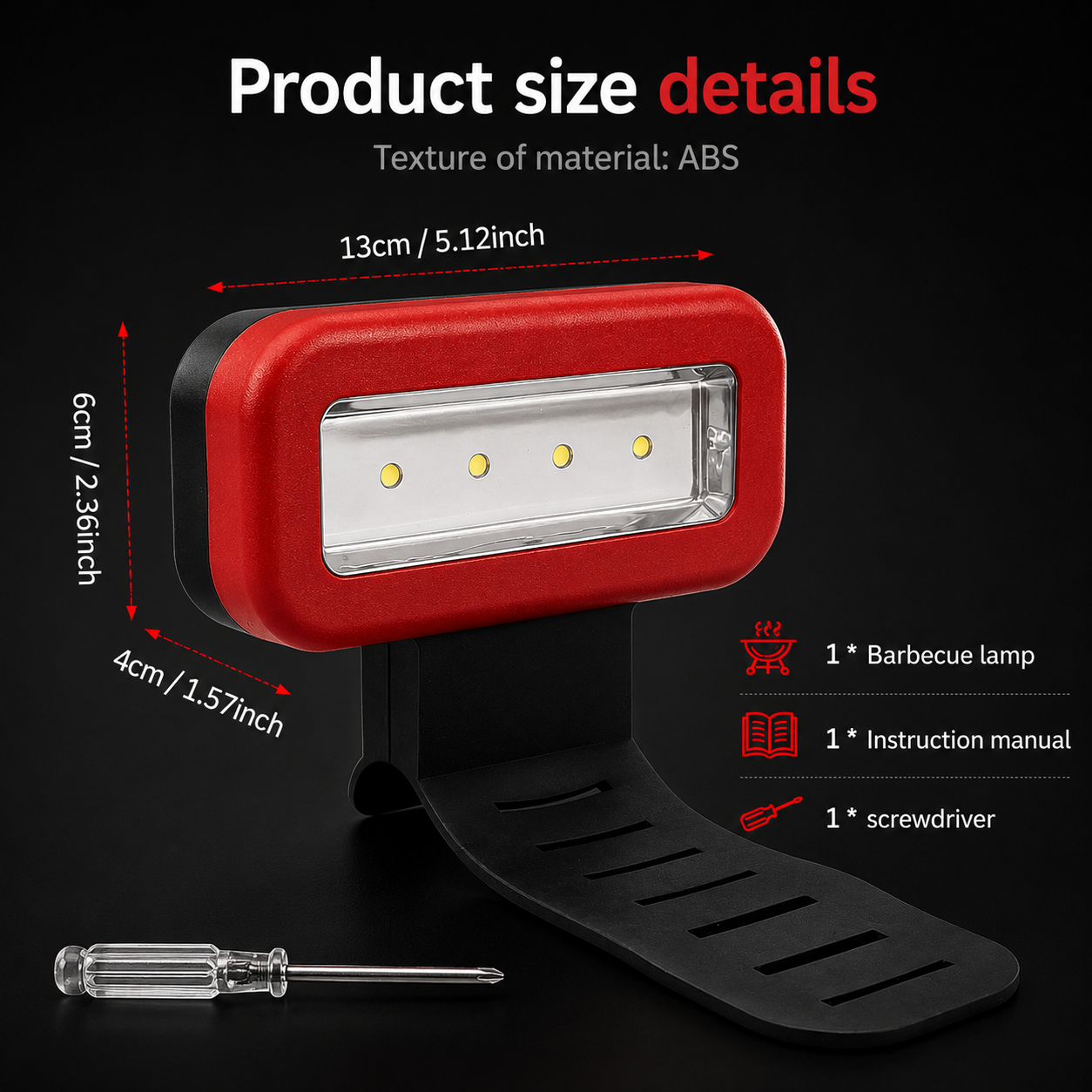 Magnetic LED Grill Light