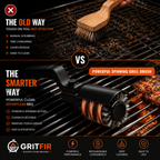 Electric Grill Brush Cleaning 360º