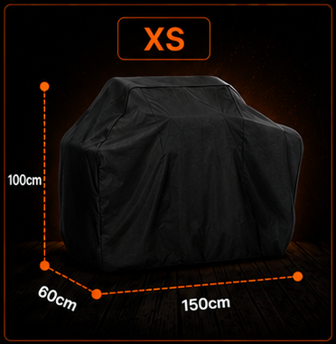Black Waterproof BBQ Cover
